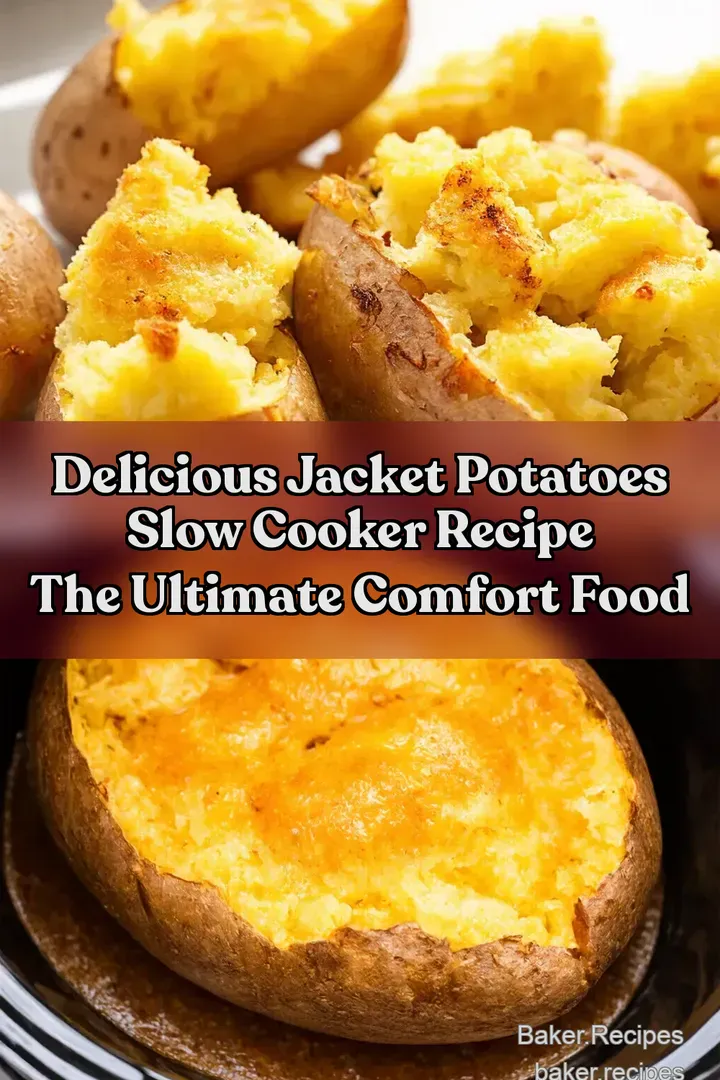 Delicious Jacket Potatoes Slow Cooker Recipe The Ultimate Comfort Food