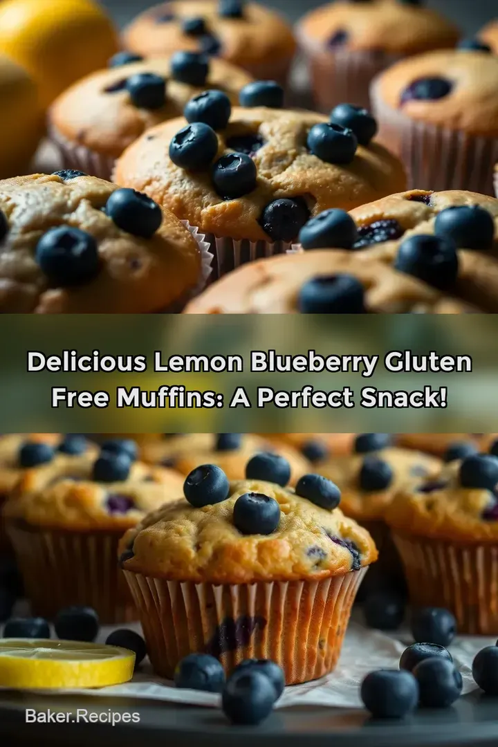 Delicious Lemon Blueberry Gluten Free Muffins: A Perfect Snack!
