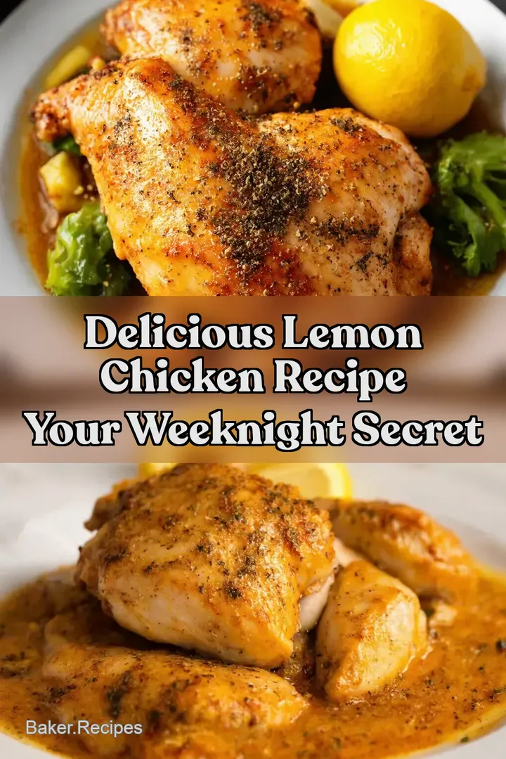 Delicious Lemon Chicken Recipe Your Weeknight Secret