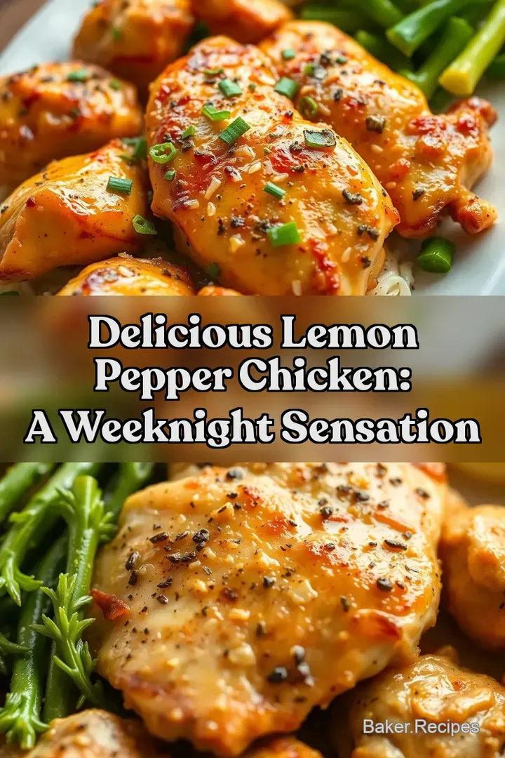 Delicious Lemon Pepper Chicken: A Weeknight Sensation