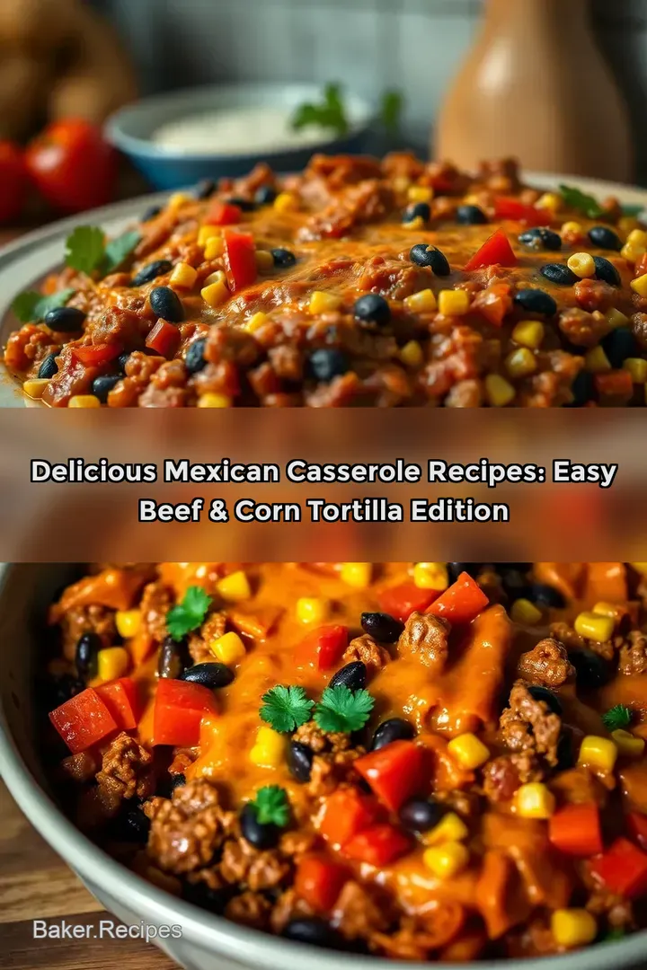 Delicious Mexican Casserole Recipes: Easy Beef & Corn Tortilla Edition