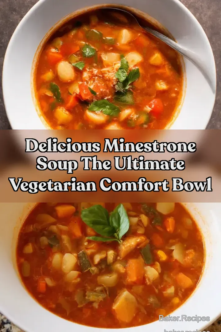 Delicious Minestrone Soup The Ultimate Vegetarian Comfort Bowl