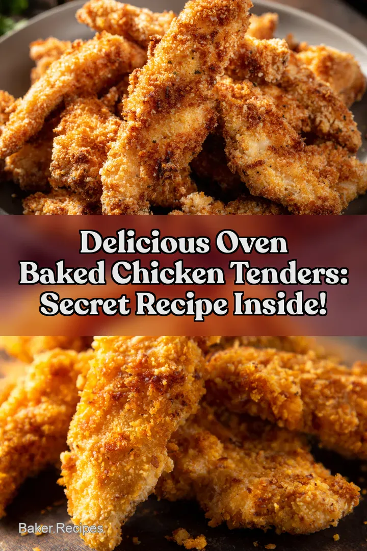 Delicious Oven Baked Chicken Tenders: Secret Recipe Inside!