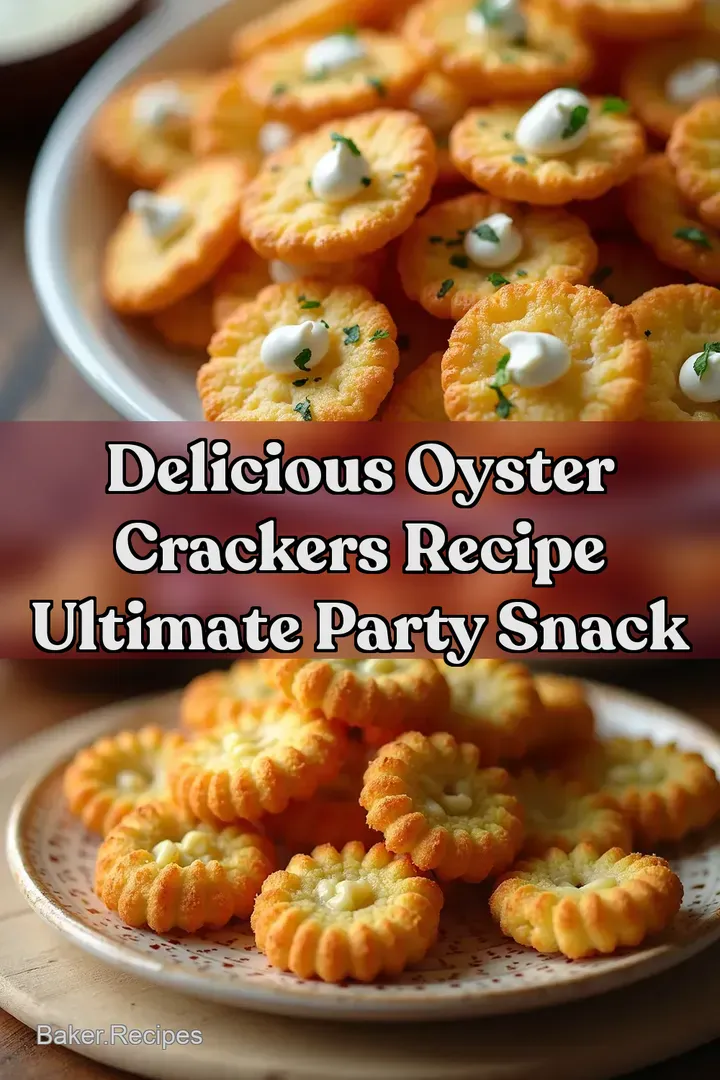 Delicious Oyster Crackers Recipe Ultimate Party Snack