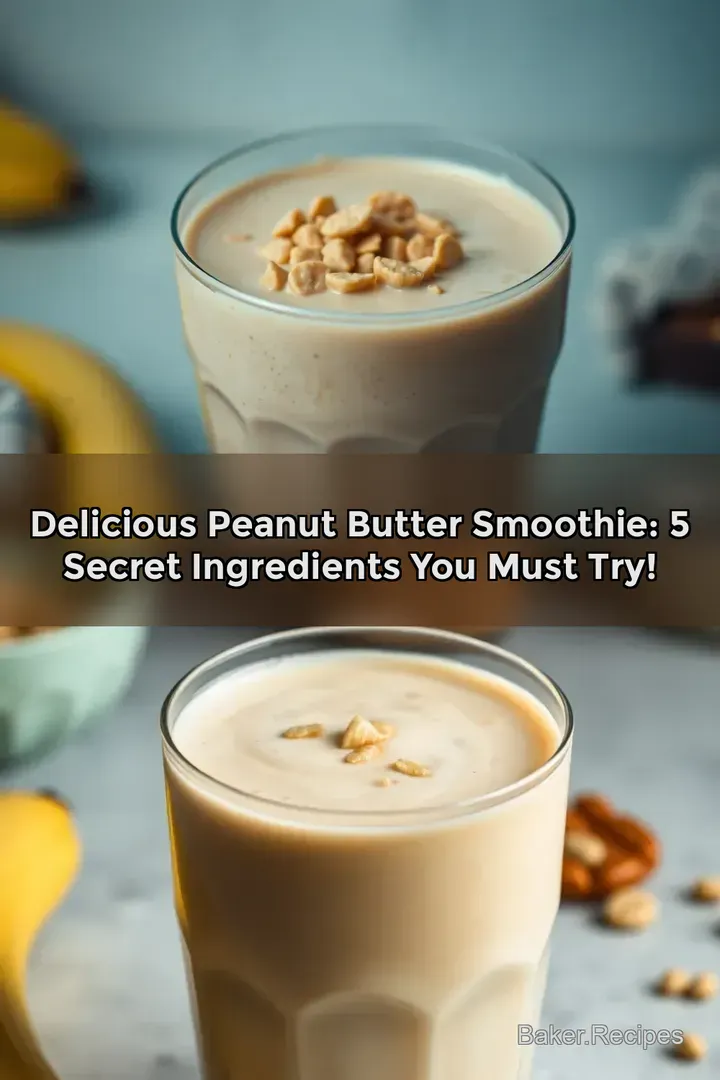 Delicious Peanut Butter Smoothie: 5 Secret Ingredients You Must Try!