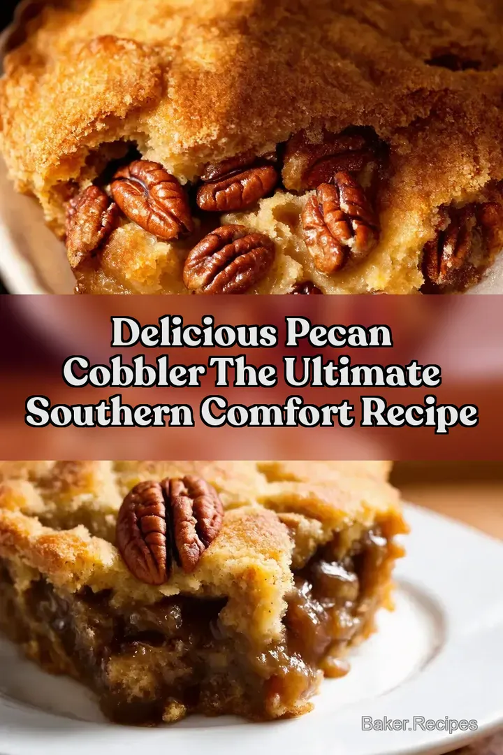 Delicious Pecan Cobbler The Ultimate Southern Comfort Recipe