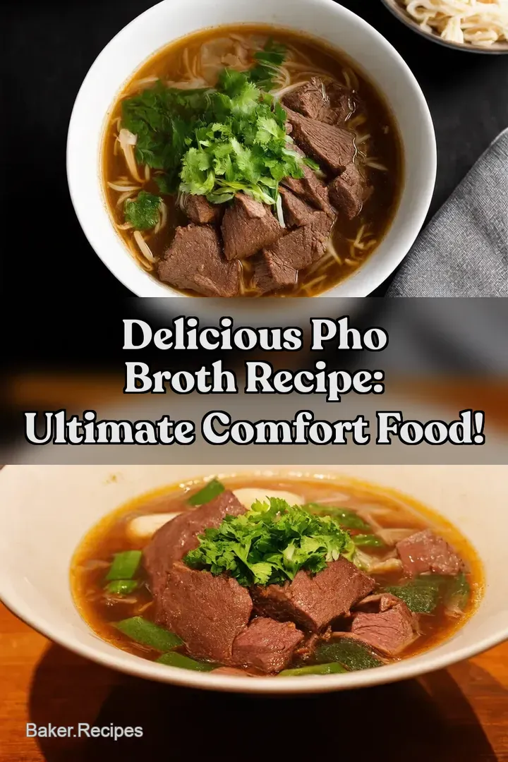 Delicious Pho Broth Recipe: Ultimate Comfort Food!