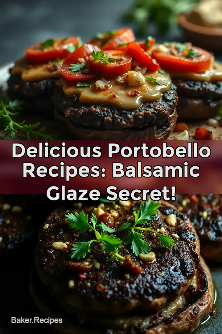 Delicious Portobello Recipes: Balsamic Glaze Secret!