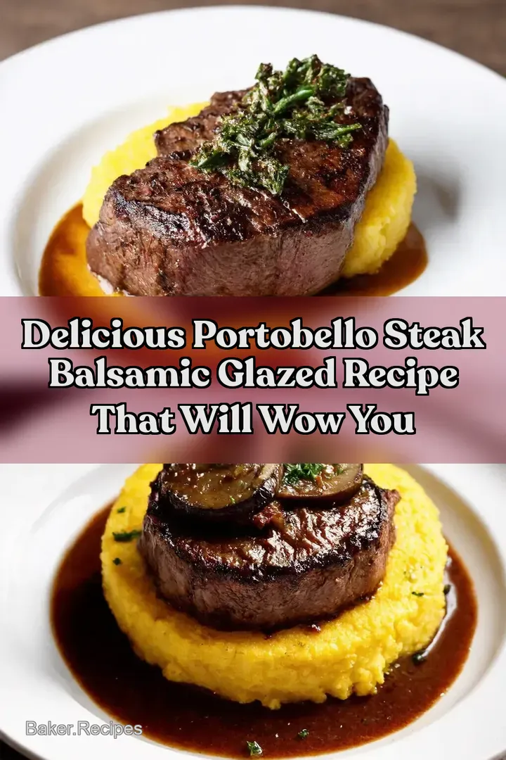 Delicious Portobello Steak Balsamic Glazed Recipe That Will Wow You