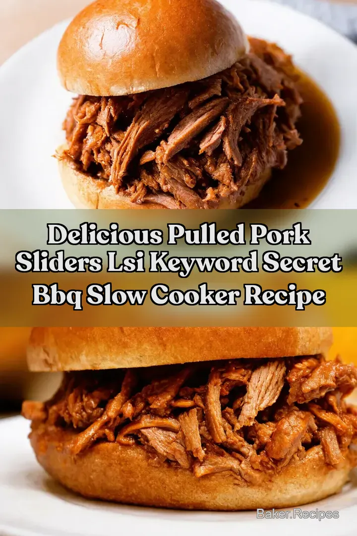 Delicious Pulled Pork Sliders LSI keyword Secret BBQ Slow Cooker Recipe