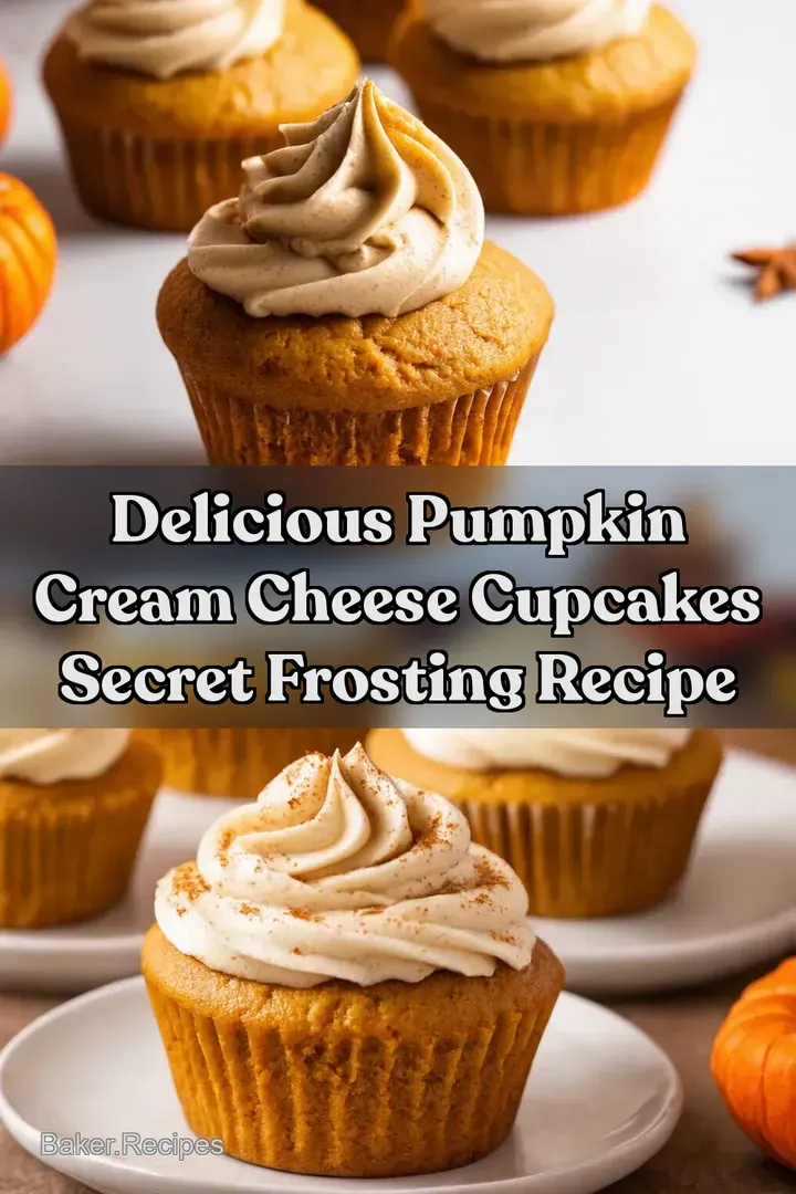Delicious Pumpkin Cream Cheese Cupcakes Secret Frosting Recipe