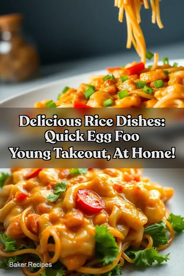 Delicious Rice Dishes: Quick Egg Foo Young Takeout At Home!