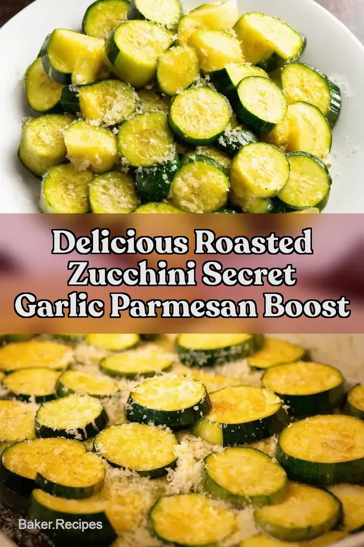 Delicious Roasted Zucchini Secret Garlic Parmesan Boost