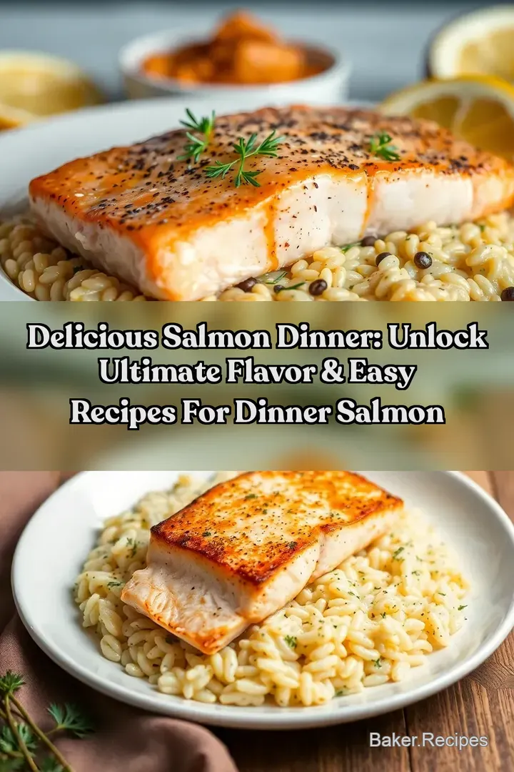Delicious Salmon Dinner: Unlock Ultimate Flavor & Easy Recipes For Dinner Salmon
