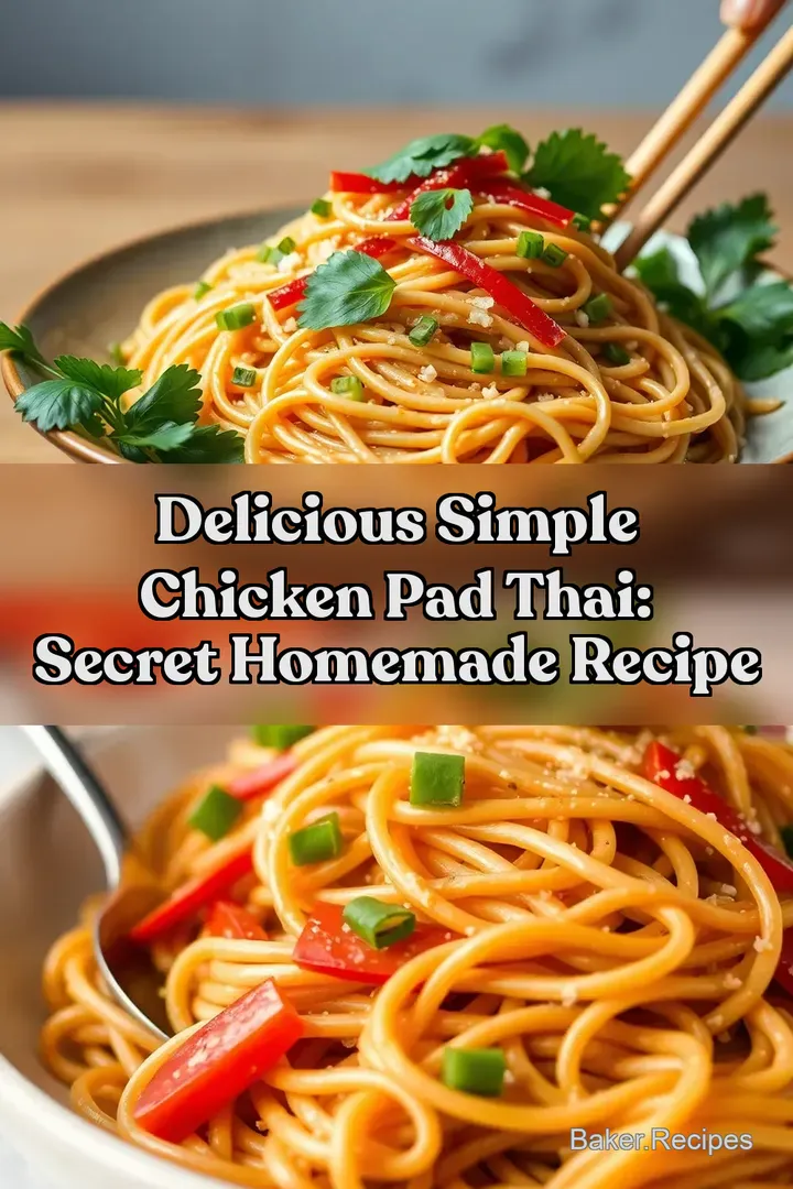 Delicious Simple Chicken Pad Thai: Secret Homemade Recipe