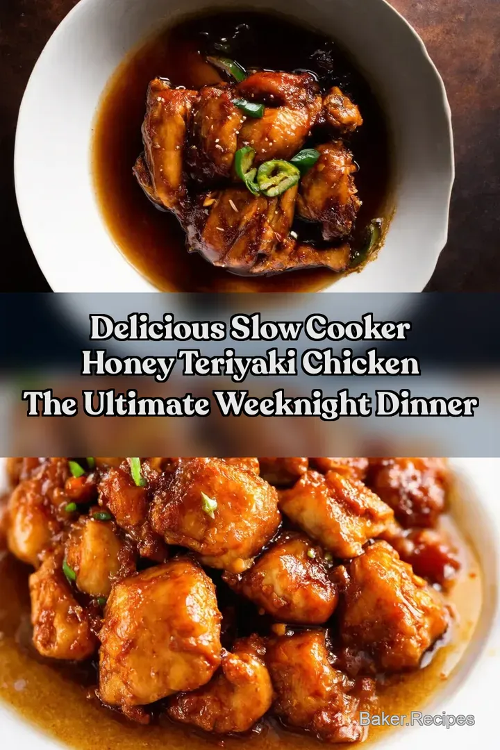 Delicious Slow Cooker Honey Teriyaki Chicken The Ultimate Weeknight Dinner