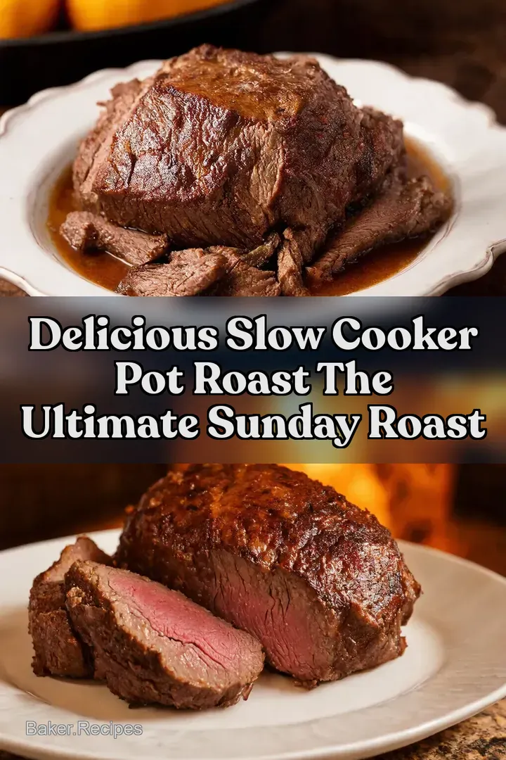 Delicious Slow Cooker Pot Roast The Ultimate Sunday Roast