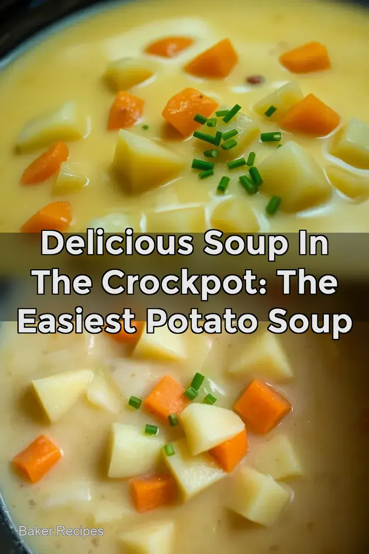 Delicious Soup In The Crockpot: The Easiest Potato Soup