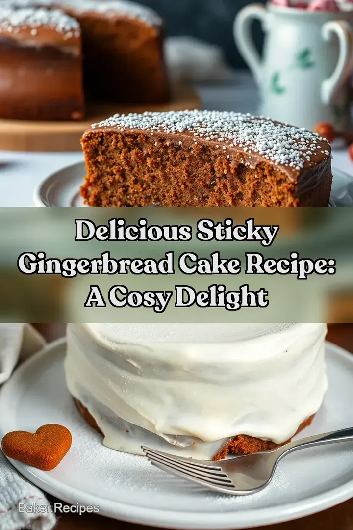 Delicious Sticky Gingerbread Cake Recipe: A Cosy Delight