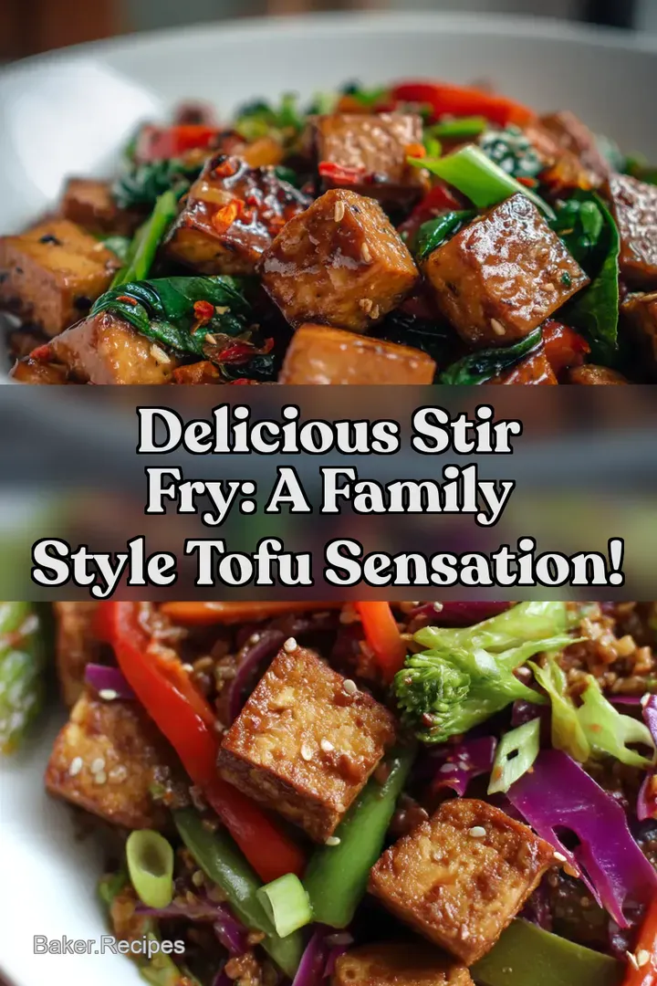 Delicious Stir Fry: A Family Style Tofu Sensation!