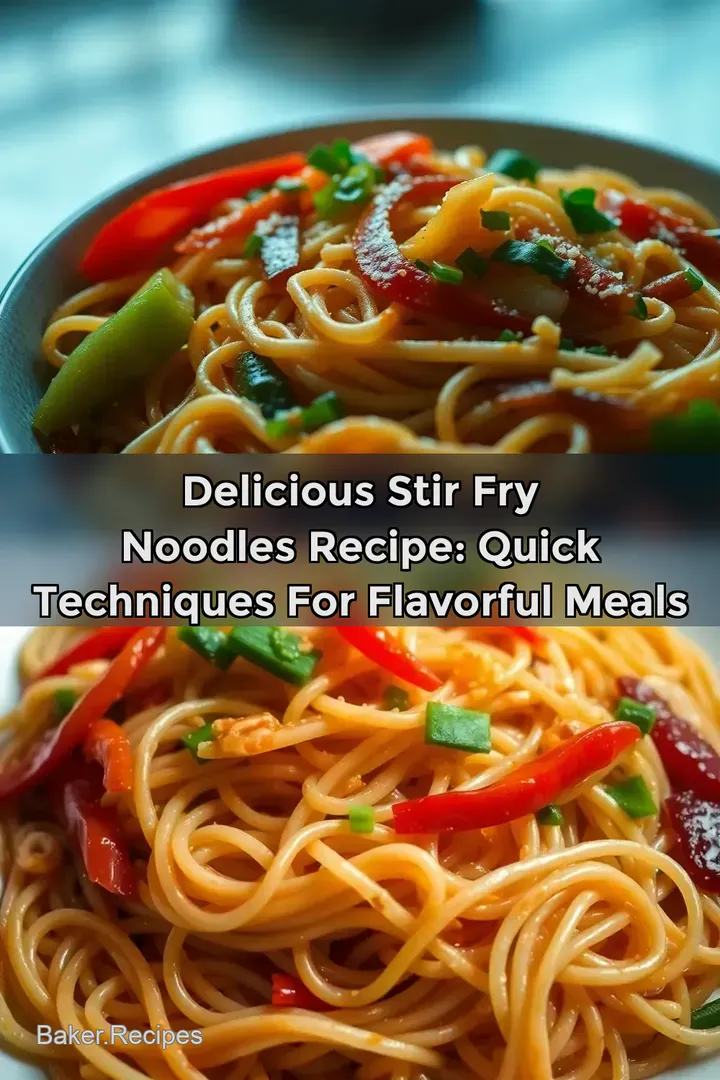 Delicious Stir Fry Noodles Recipe: Quick Techniques for Flavorful Meals