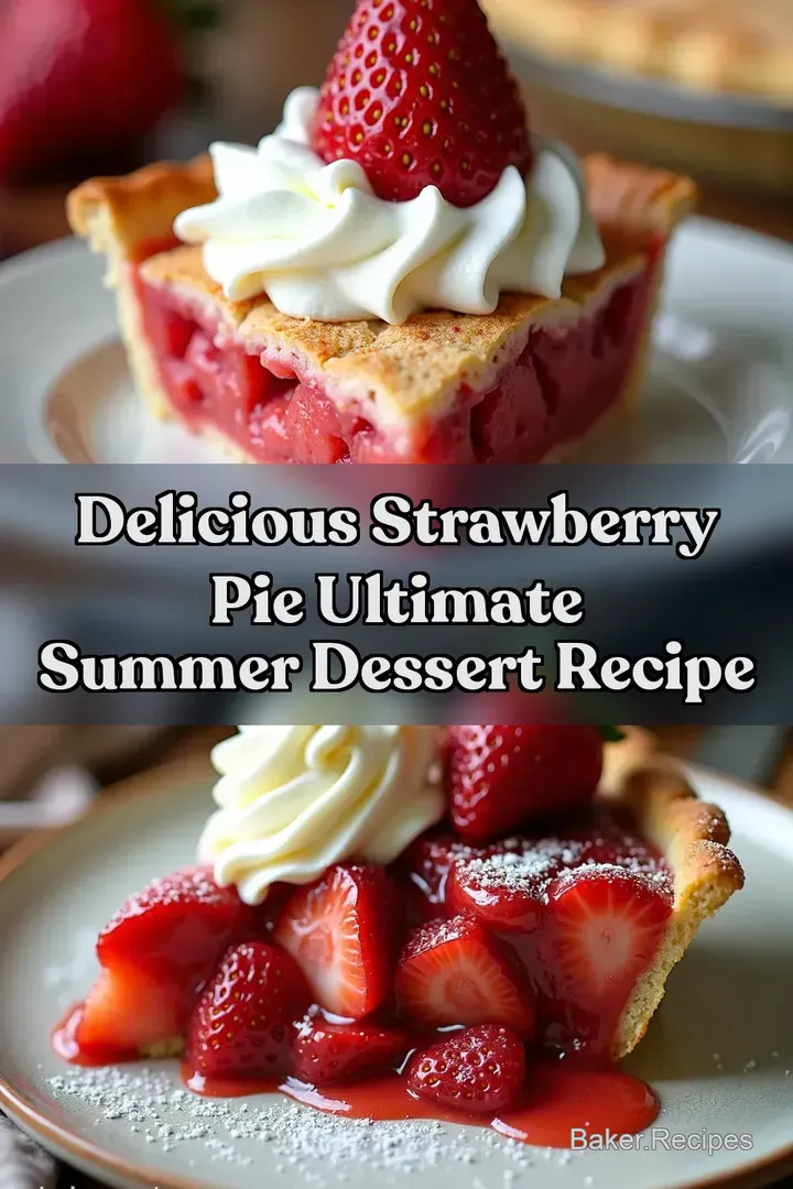 Delicious Strawberry Pie Ultimate Summer Dessert Recipe