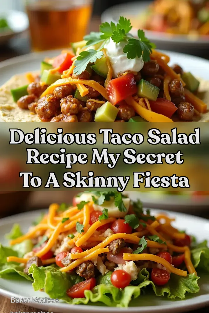 Delicious Taco Salad Recipe My Secret to a Skinny Fiesta