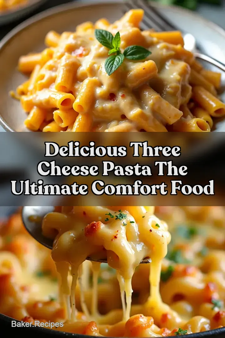 Delicious Three Cheese Pasta The Ultimate Comfort Food