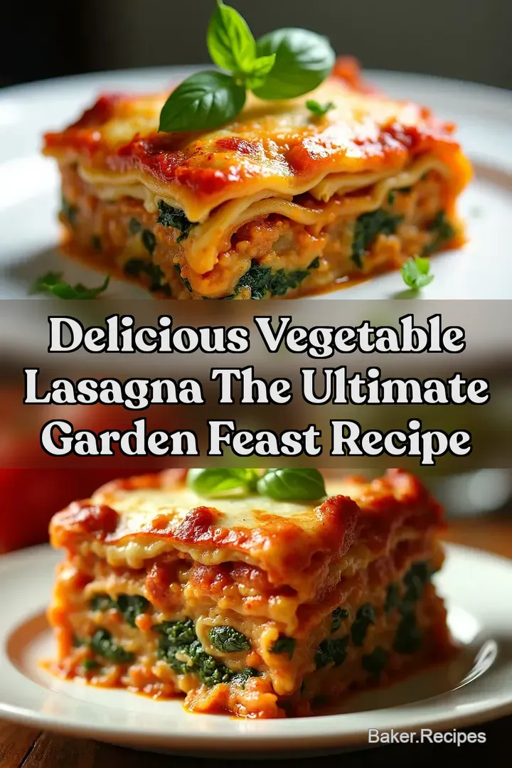 Delicious Vegetable Lasagna The Ultimate Garden Feast Recipe