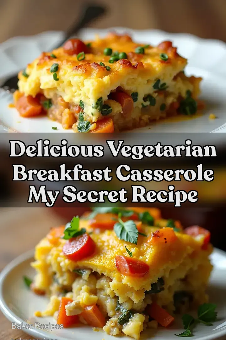 Delicious Vegetarian Breakfast Casserole My Secret Recipe