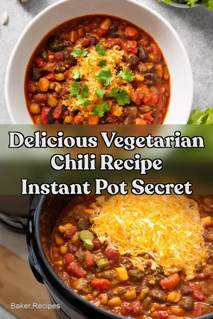 Delicious Vegetarian Chili Recipe Instant Pot Secret