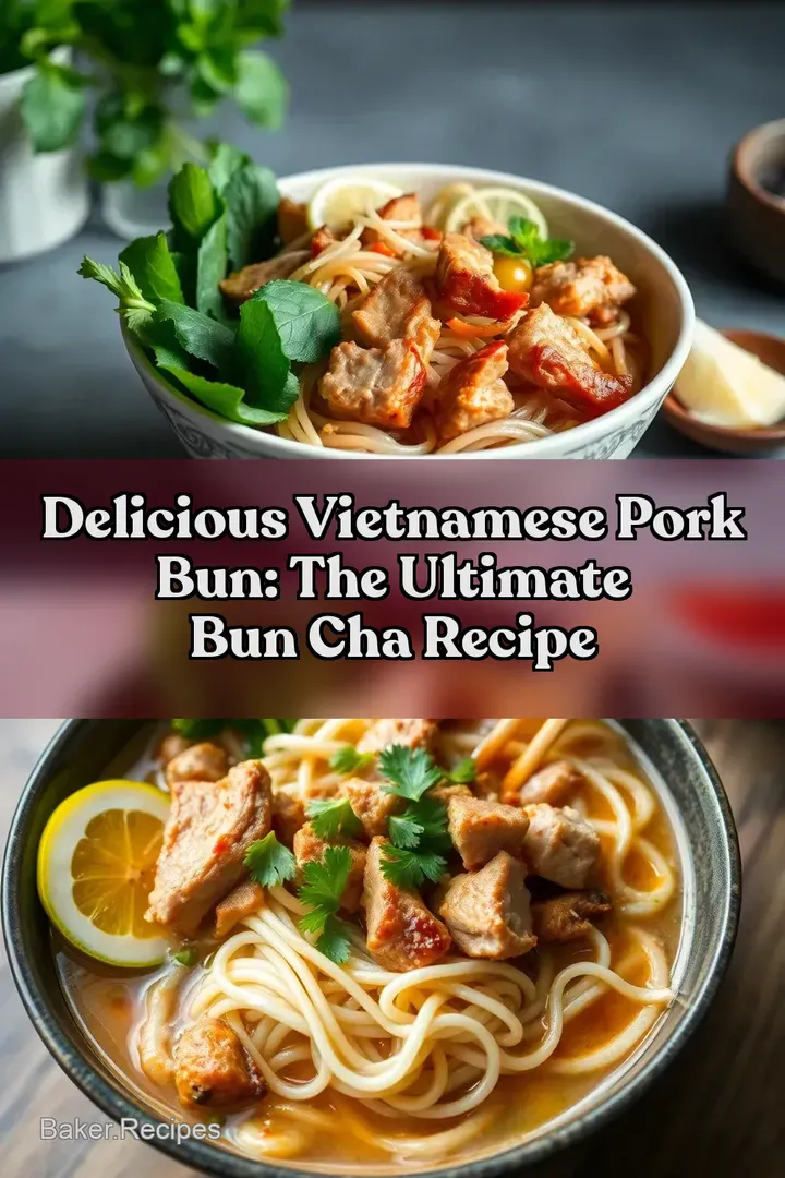 Delicious Vietnamese Pork Bun: The Ultimate Bun Cha Recipe
