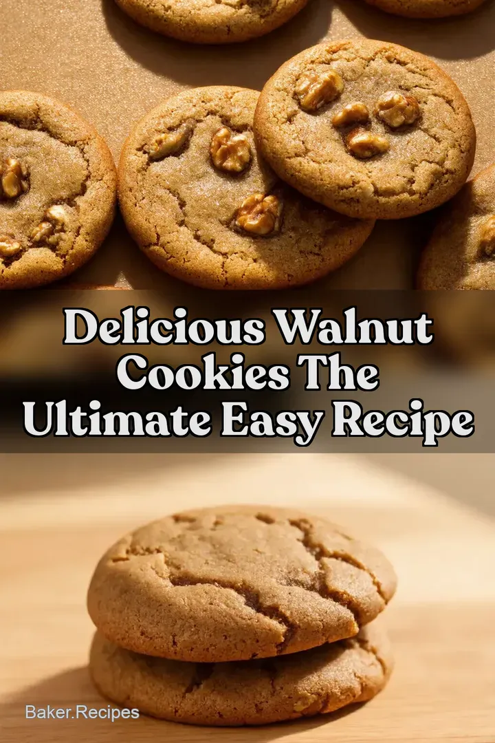 Delicious Walnut Cookies The Ultimate Easy Recipe