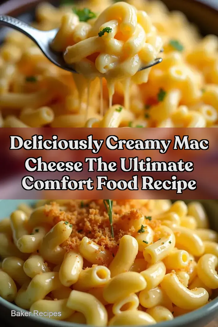 Deliciously Creamy Mac Cheese The Ultimate Comfort Food Recipe