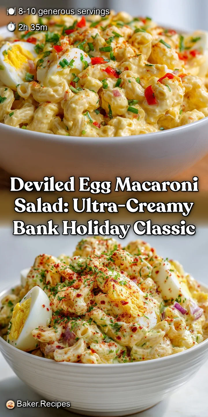 Deviled Egg Macaroni Salad: Ultra-Creamy Bank Holiday Classic