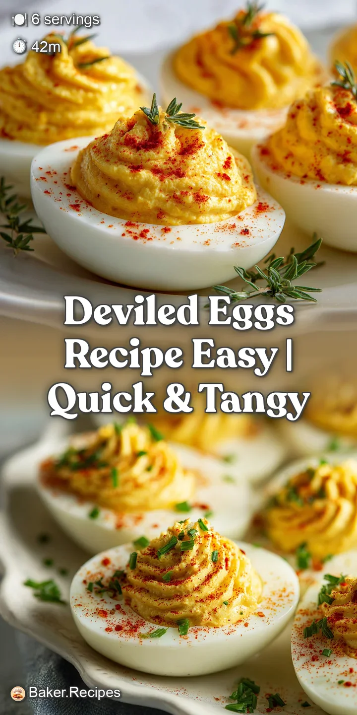 Close-up of a deviled egg showcasing a smooth, tangy filling dusted with vibrant paprika and a sprig of parsley.