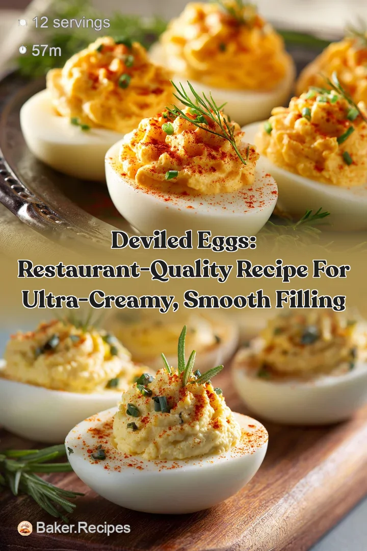 Deviled Eggs: Restaurant-Quality Recipe for Ultra-Creamy Smooth Filling