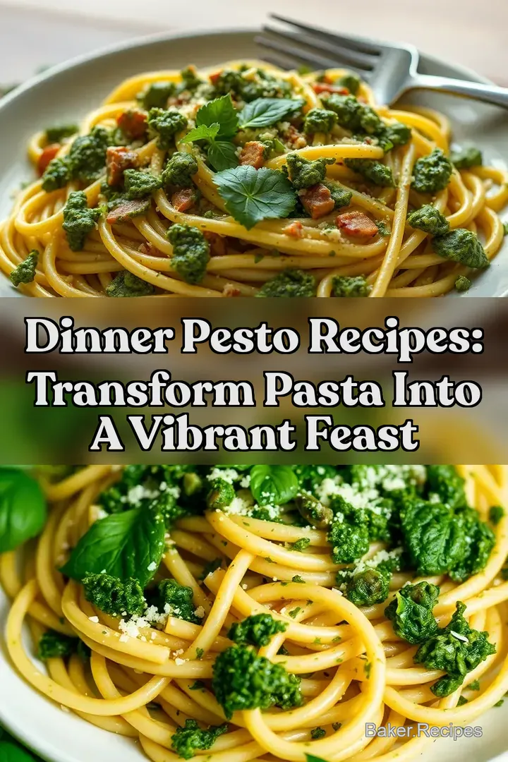 Dinner Pesto Recipes: Transform Pasta into a Vibrant Feast