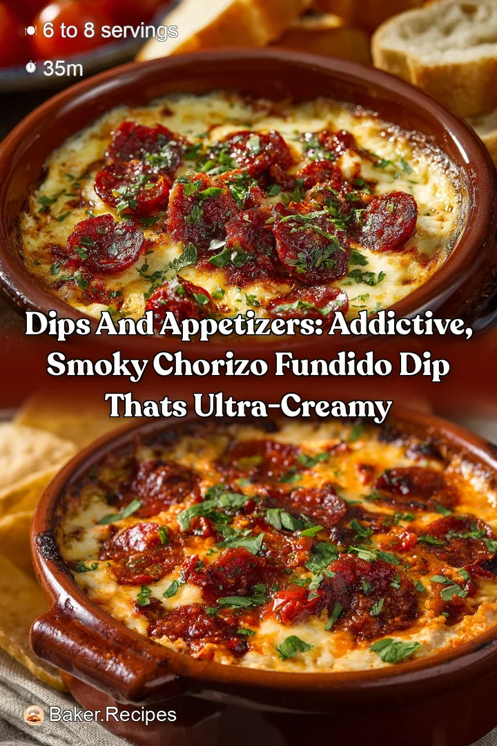 Dips and Appetizers: Addictive Smoky Chorizo Fundido Dip Thats Ultra-Creamy