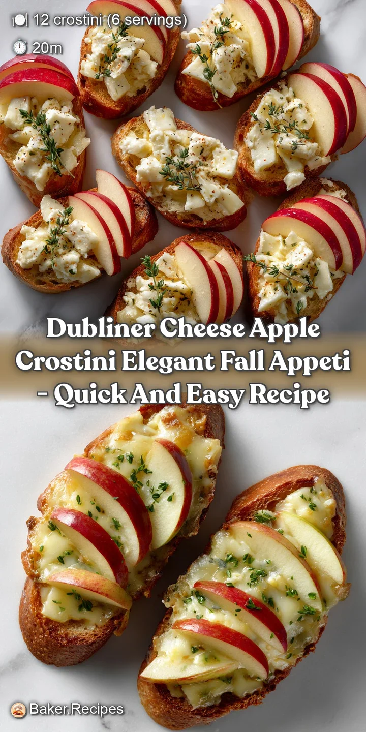 Dubliner Cheese Apple Crostini Elegant Fall Appeti - Quick and Easy Recipe