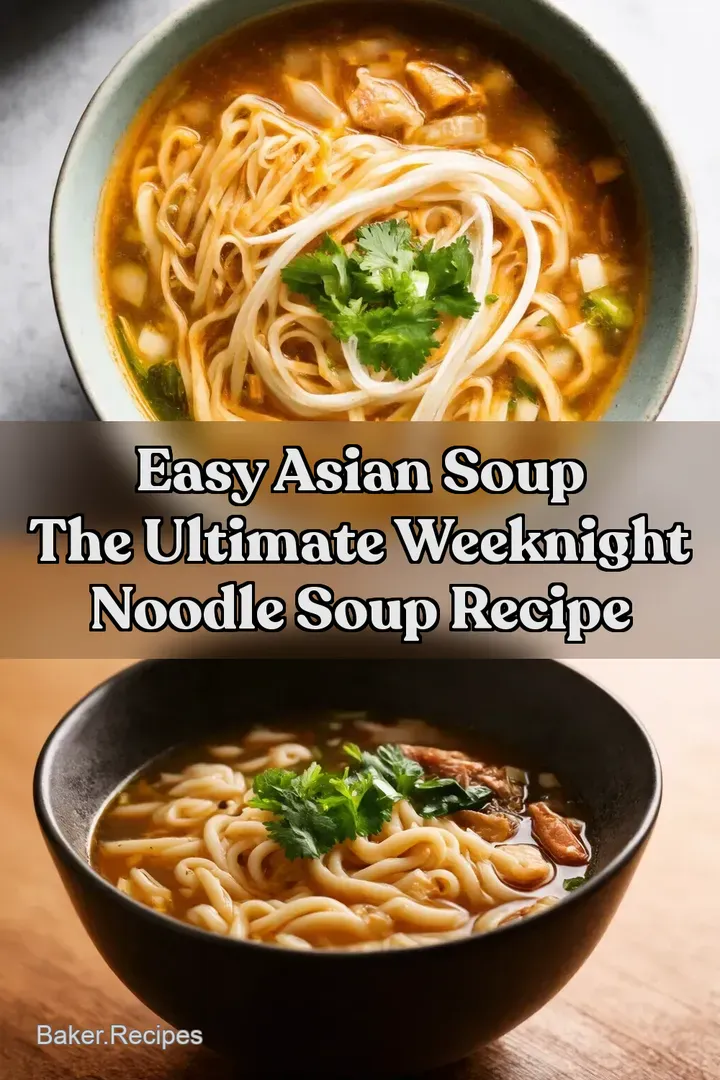 Easy Asian Soup The Ultimate Weeknight Noodle Soup Recipe