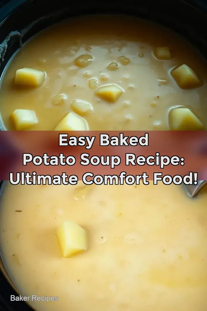 Easy Baked Potato Soup Recipe: Ultimate Comfort Food!
