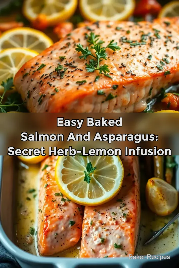 Easy Baked Salmon And Asparagus: Secret Herb-Lemon Infusion
