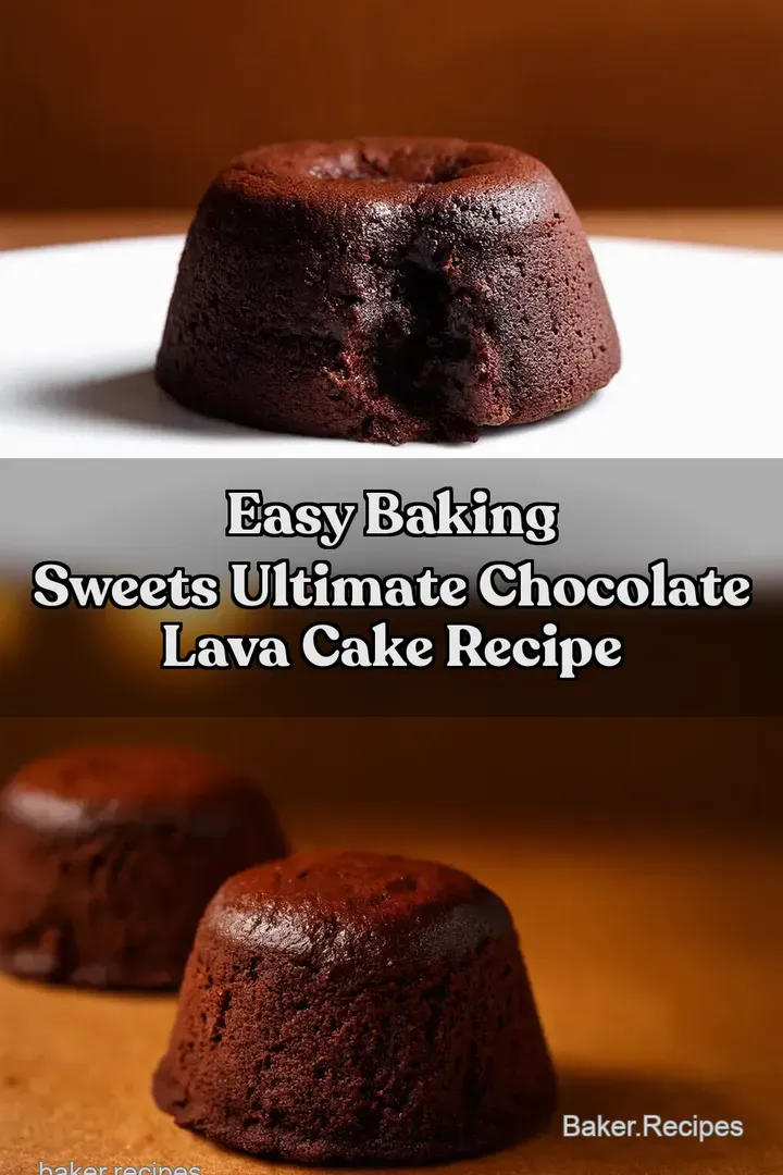 Easy Baking Sweets Ultimate Chocolate Lava Cake Recipe