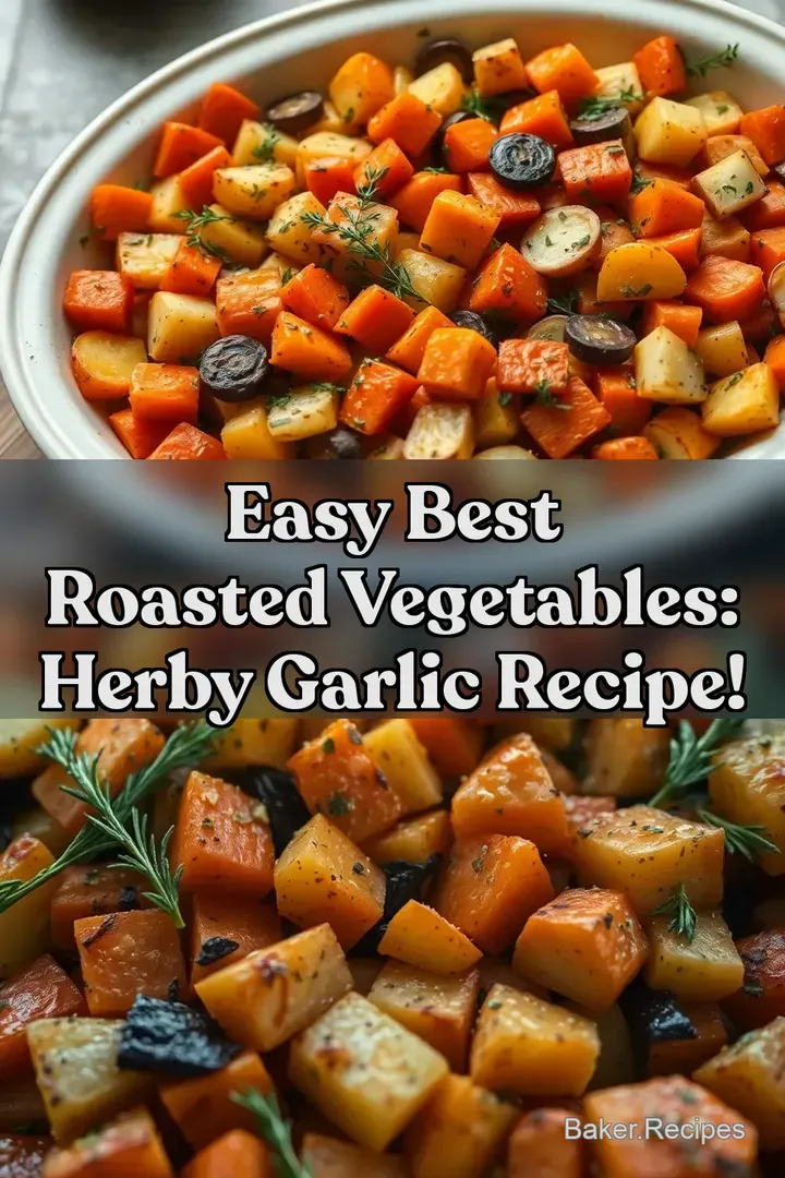 Easy Best Roasted Vegetables: Herby Garlic Recipe!