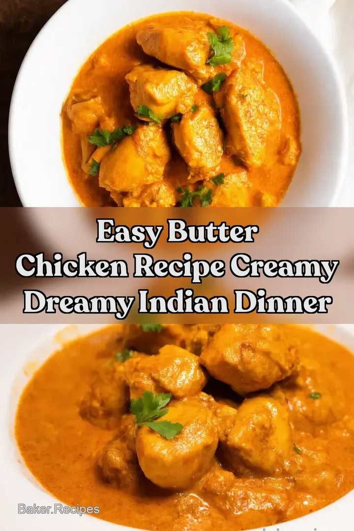 Easy Butter Chicken Recipe Creamy Dreamy Indian Dinner