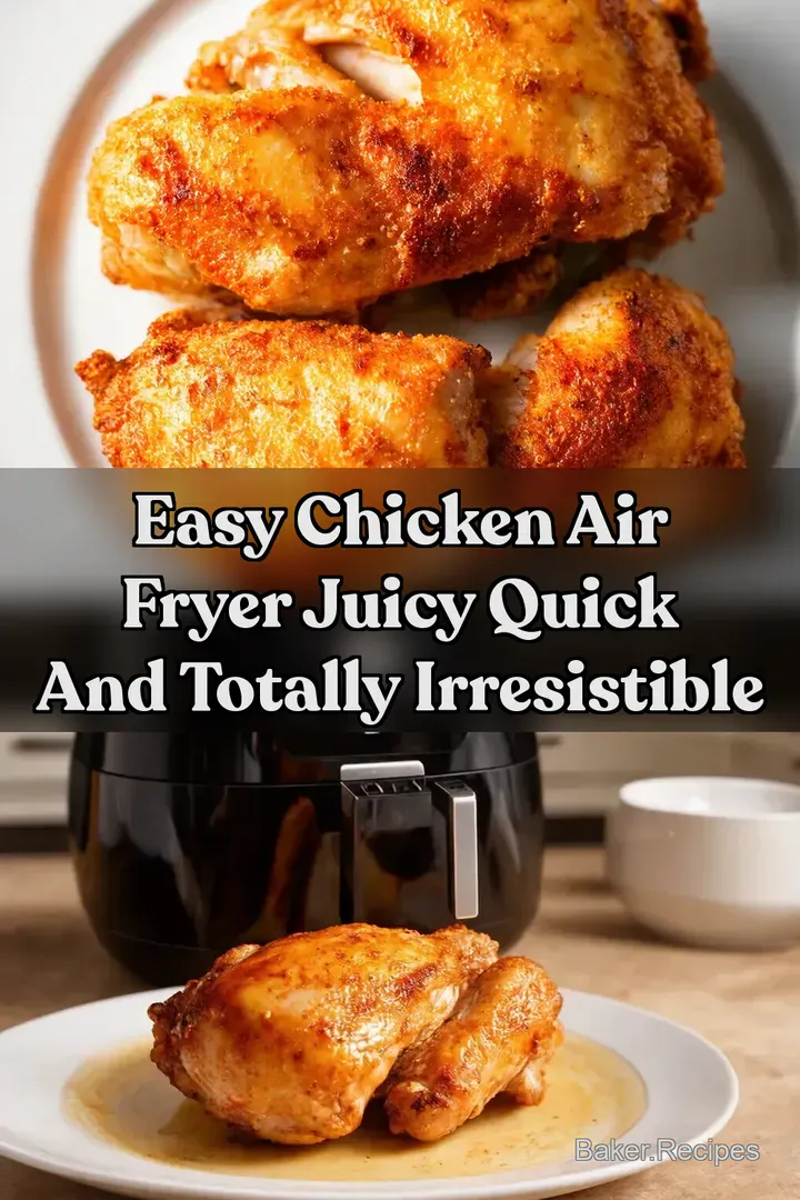 Easy Chicken Air Fryer Juicy Quick and Totally Irresistible