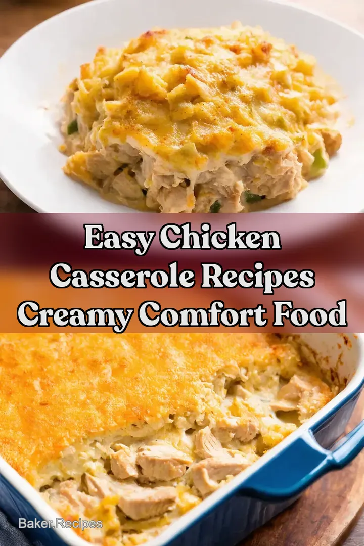 Easy Chicken Casserole Recipes Creamy Comfort Food