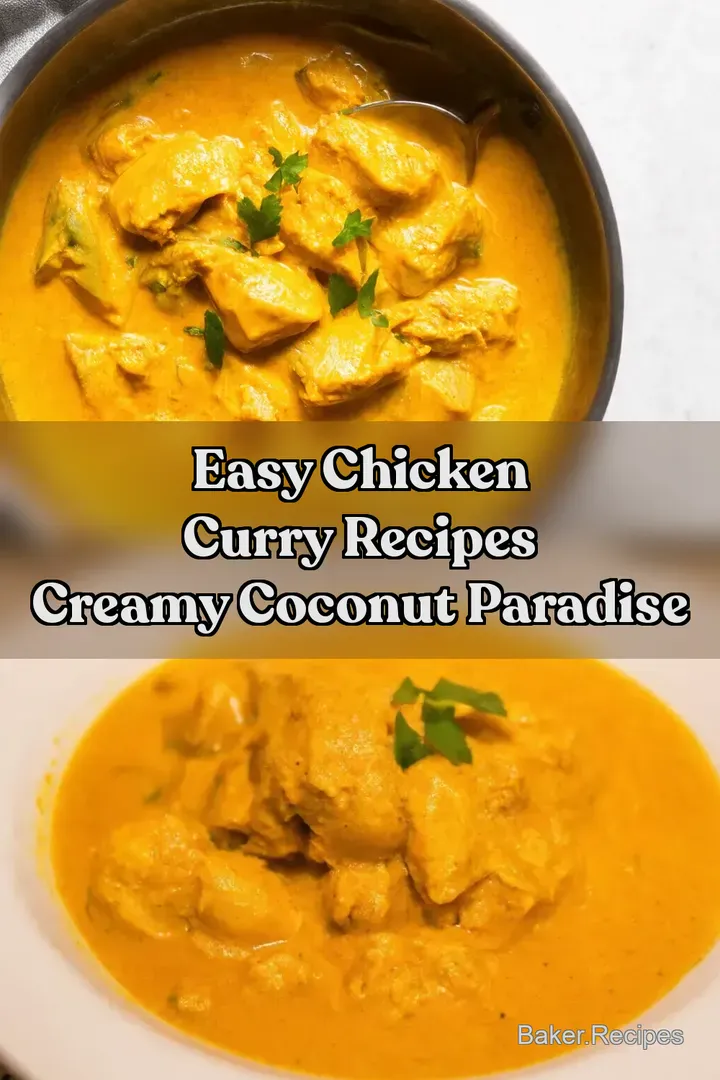 Easy chicken curry recipes Creamy Coconut Paradise