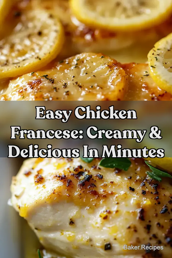 Easy Chicken Francese: Creamy & Delicious in Minutes